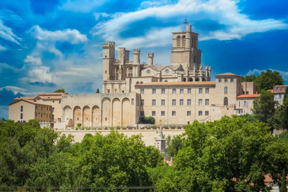 T2 Cathedrale & Torre Ventosa - Central - Clim - Wifi - Balcon - Free Parking Sur Demande Béziers Kültér fotó